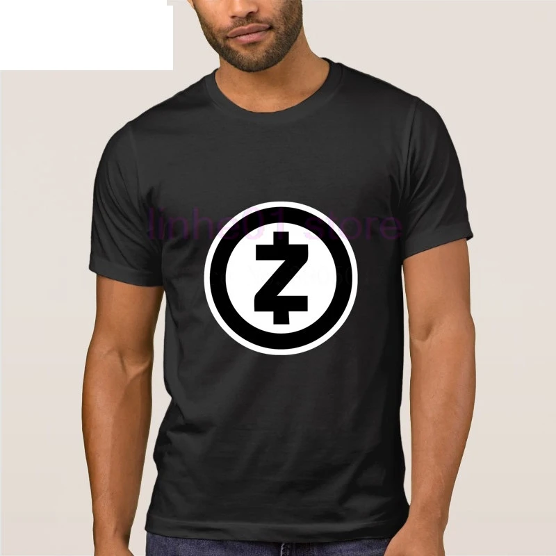 Мужская футболка с короткими рукавами Hd Zcash Официальная надписью Z Cash 2019 | одежда