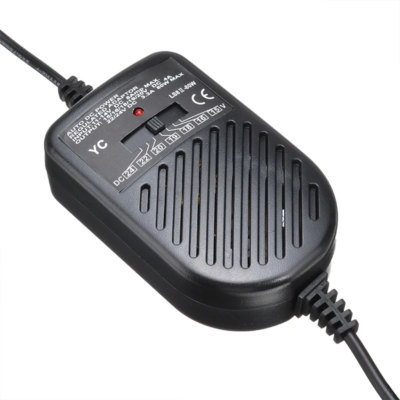 Универсальное автомобильное зарядное устройство DC адаптер для ноутбука + 8