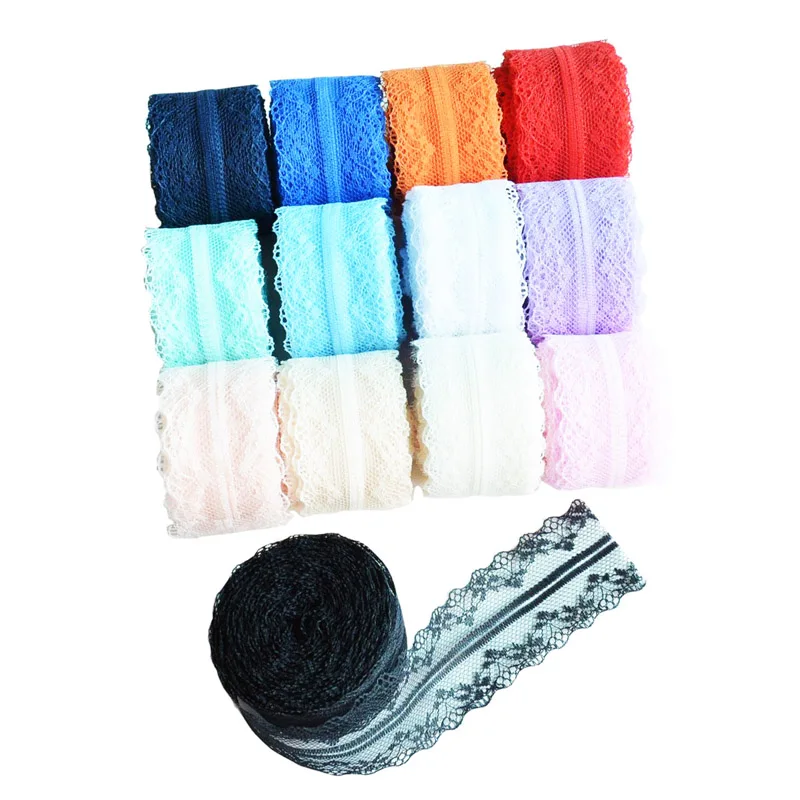 5 ярдов красивых кружевных лент 4 см ширина сделай сам одежда/цветочные