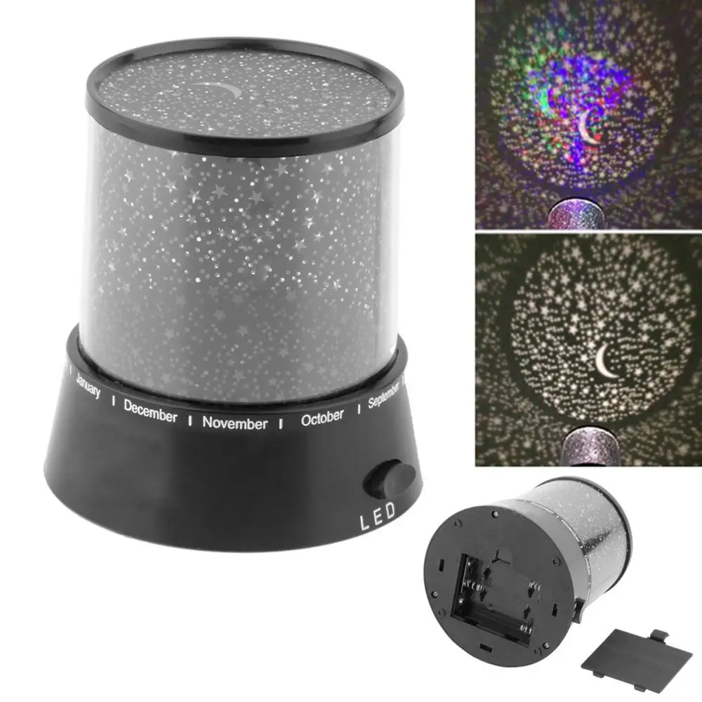 

Starry Star Projector Lamp Romantic Colorful Starry Sky Ocean Projector Night Light LED Lamp Flashing Star Kids Baby Gift
