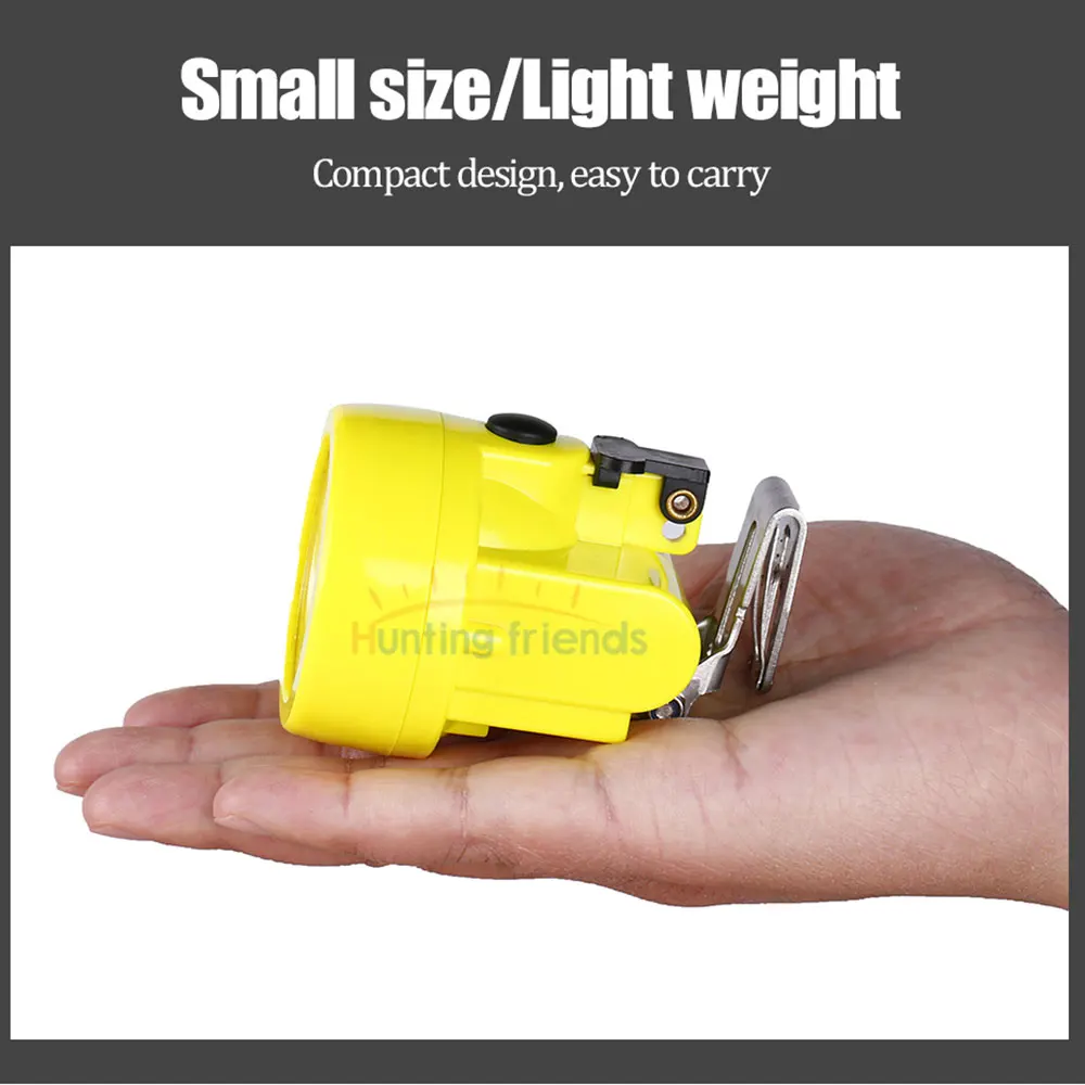 구매 사냥 친구 안전 광산 램프 화이트 라이트 충전식 헤드 램프 광부 LED Coon 사냥 조명 방수, 50 개