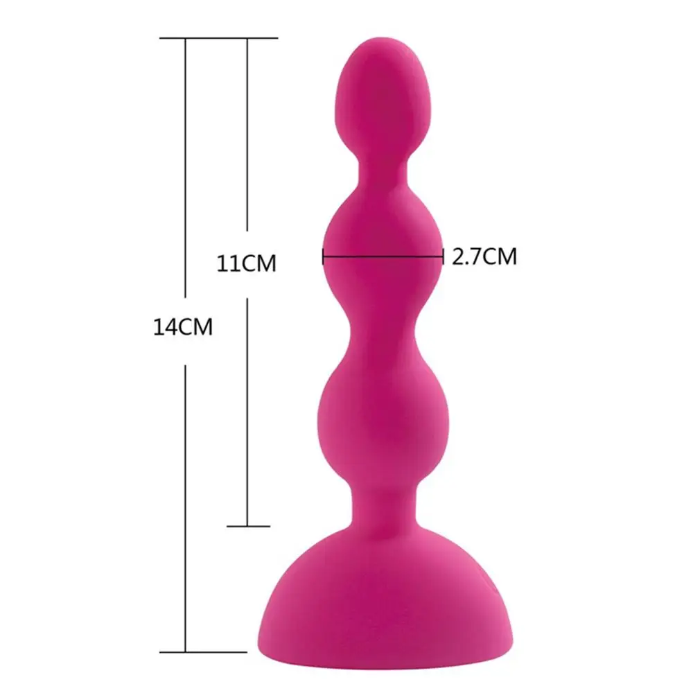 Анальные шарики 10 Частотный силикон стимулирует для простаты Анальный массажер