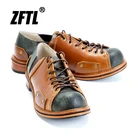 Кроссовки ZFTL мужские из натуральной кожи, повседневная обувь для инструментов, Винтажные ботинки на шнуровке в британском стиле, Мартинс