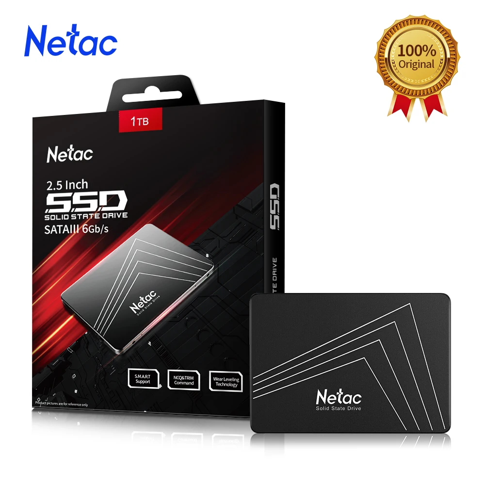 Netac SSD 128 ГБ 256 512 SATAIII 2 5 120 240 480 1 ТБ Внутренний твердотельный накопитель HDD жесткий