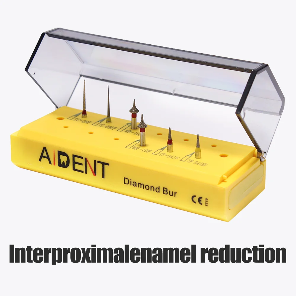Зубов боры алмазный бор межзубных эмаль снижение набор сверл для
