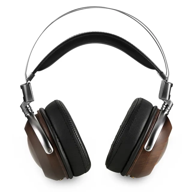 HANADOMI C1 HI-FI Headphones 50mm Beryllium Film Dynamic Stereo Wood Earphone DJ Metal Electronic Music Headband Headset 3