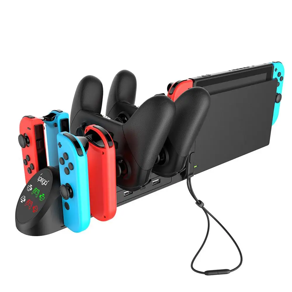 

ipega PG-9187 6 In 1 Multi Gram Charger Stand Charging Dock For Nintend Switch Joy con Pro Controller Accessories 1119#2
