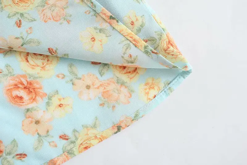 

Toppies Summer Flowers Printing Shirts Loose Blouses Tops Overszied Shirts Front Pockets Woman Leisure Shirts