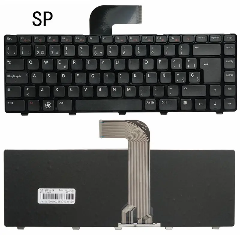 Новая клавиатура для ноутбука Dell Inspiron XPS L502 14R M4110 N411Z N4110 N4120 | Компьютеры и офис
