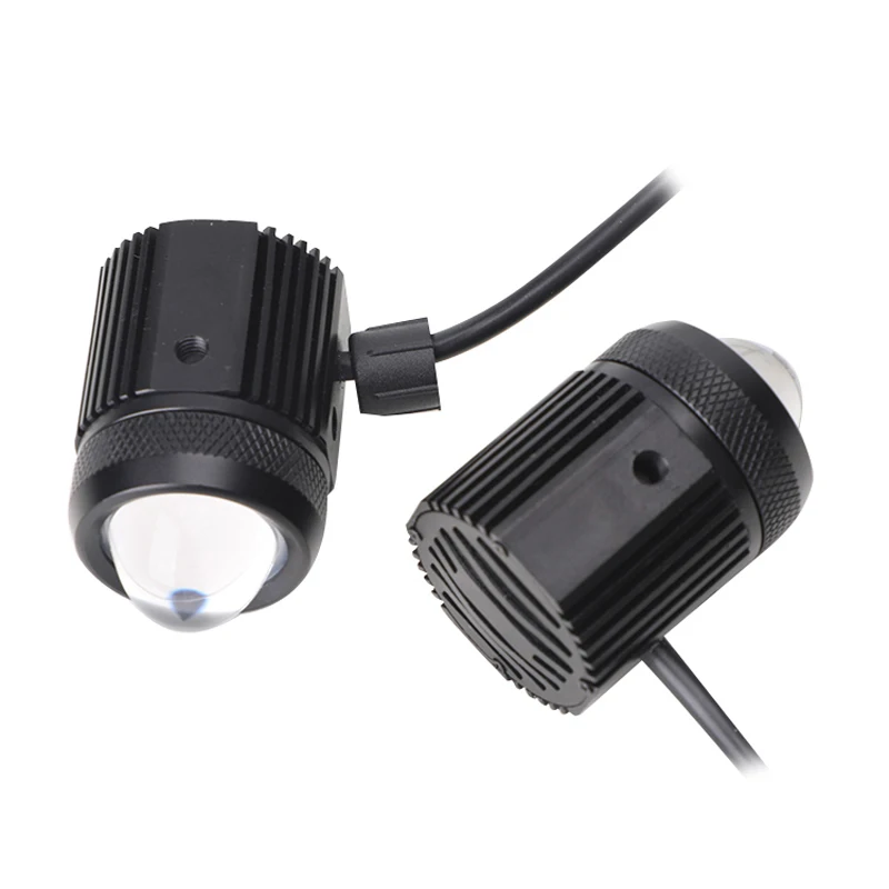 Универсальная светодиодная противотуманная фара двухцветная дальнего и света Drl