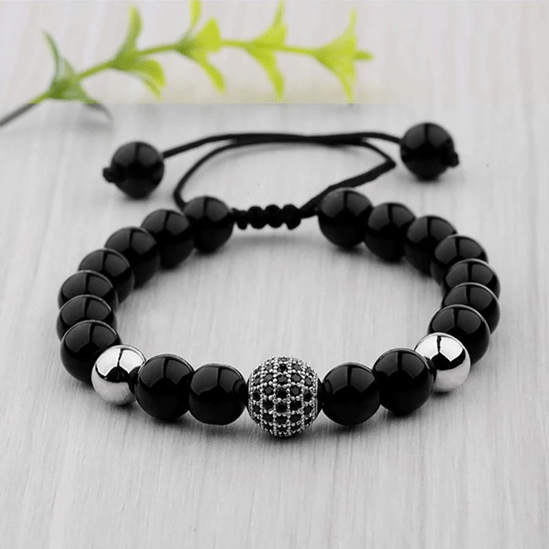 8 мм круглый чешское стекло бусины диско шар Микро циркониевые амулеты Медь