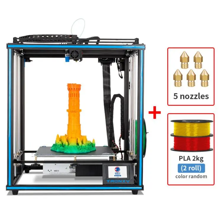 3D принтер TRONXY X5SA ультра тихая печать с обновлением Высокоточный DIY Набор impressora EU