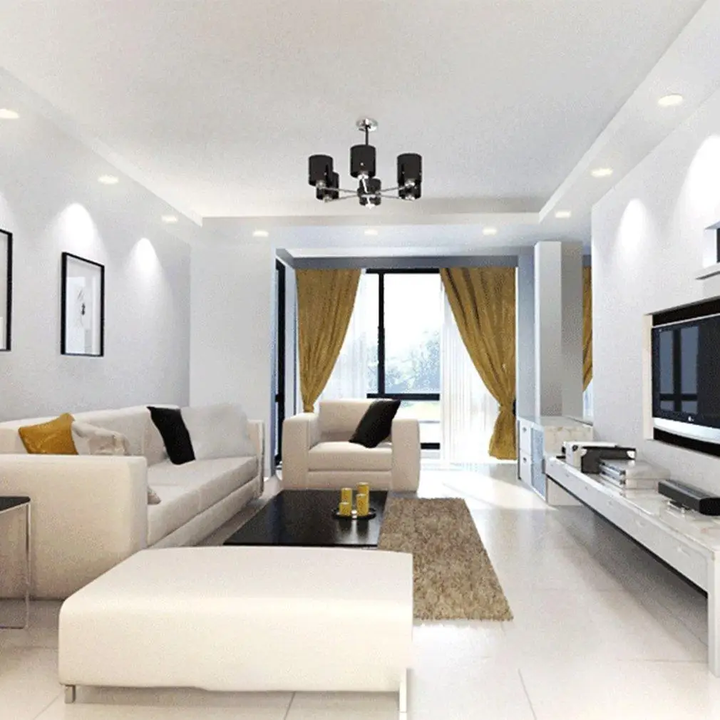 Диммируемый светодиодный стеклянный светильник круглый панельный потолочный