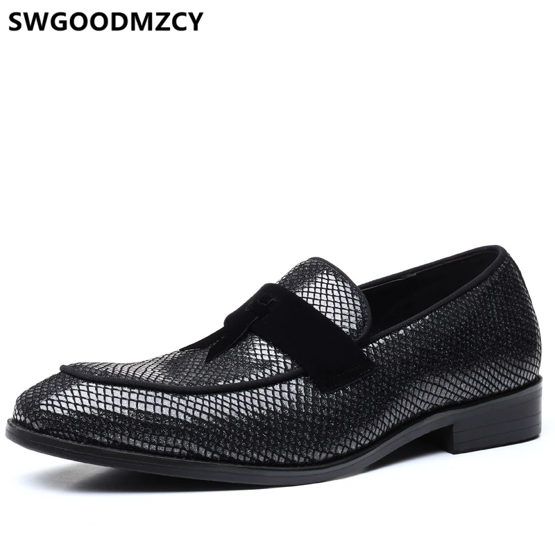 

Mens Dress Shoes Loafers Elegant Shoes For Men Fashion Party Shoes Men Oxford Sepatu Slip On Pria Chaussure Homme Mariage Zapato