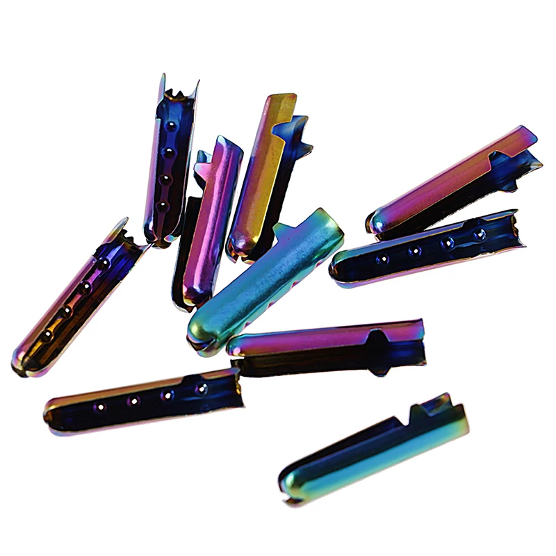 10 шт. наконечники шнурка для обуви Сменная головка пулевые шнурки DIY