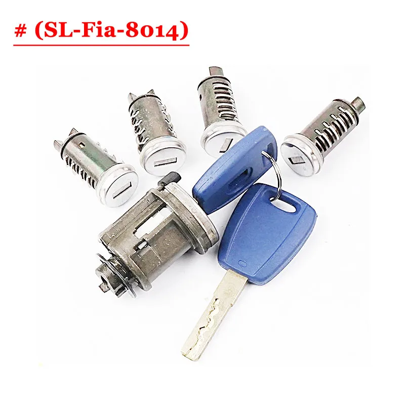 Новый Сменный Автомобильный Дверной замок цилиндр SIP22 лезвие полный набор с 5