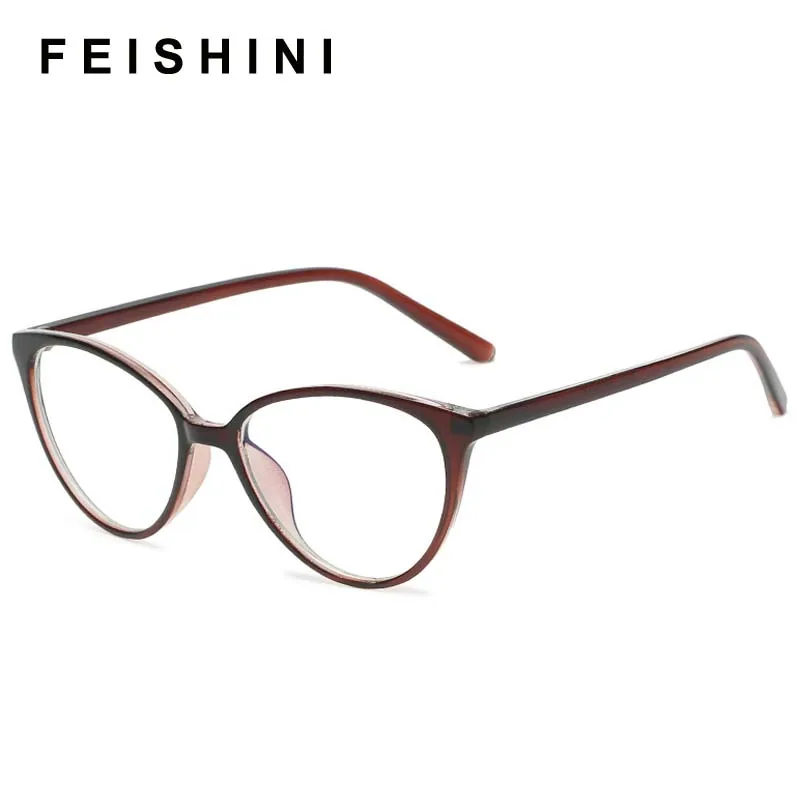 Feishini миниатюрные искусственные очки с защитой от синего света линзы блокировкой