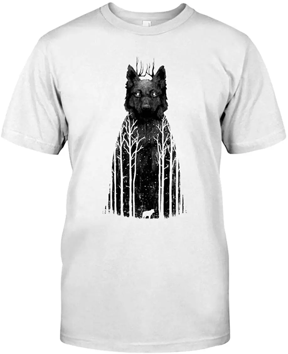 

Tshirt Night Wolf Funny T-Shirt New Arrivals Summer Cool Men Tee Breathable All Cotton Short Sleeve T Shirt