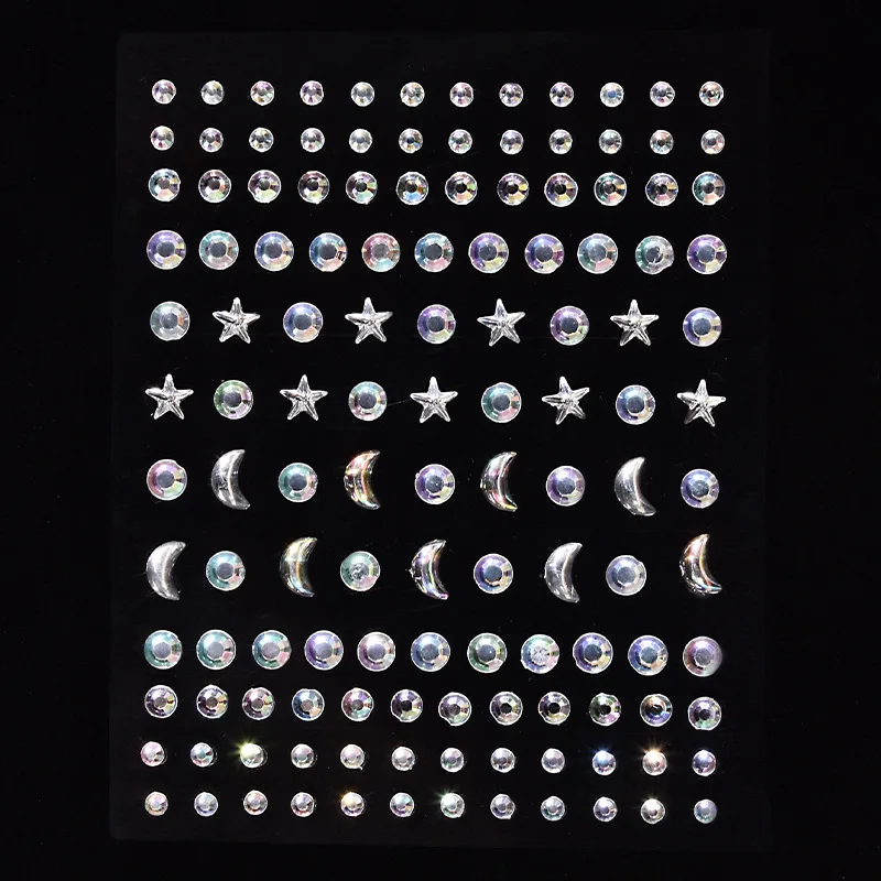 Новые праздвечерние чные самоклеящиеся блестящие тени для век акриловые