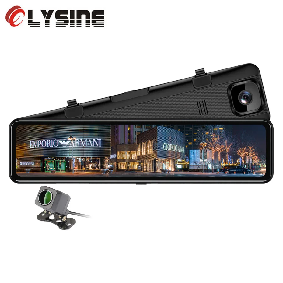 Olysine Super HD 2K 1440P Huawei Hisilicon CPU Sony IMX 335 Автомобильный видеорегистратор камера зеркало