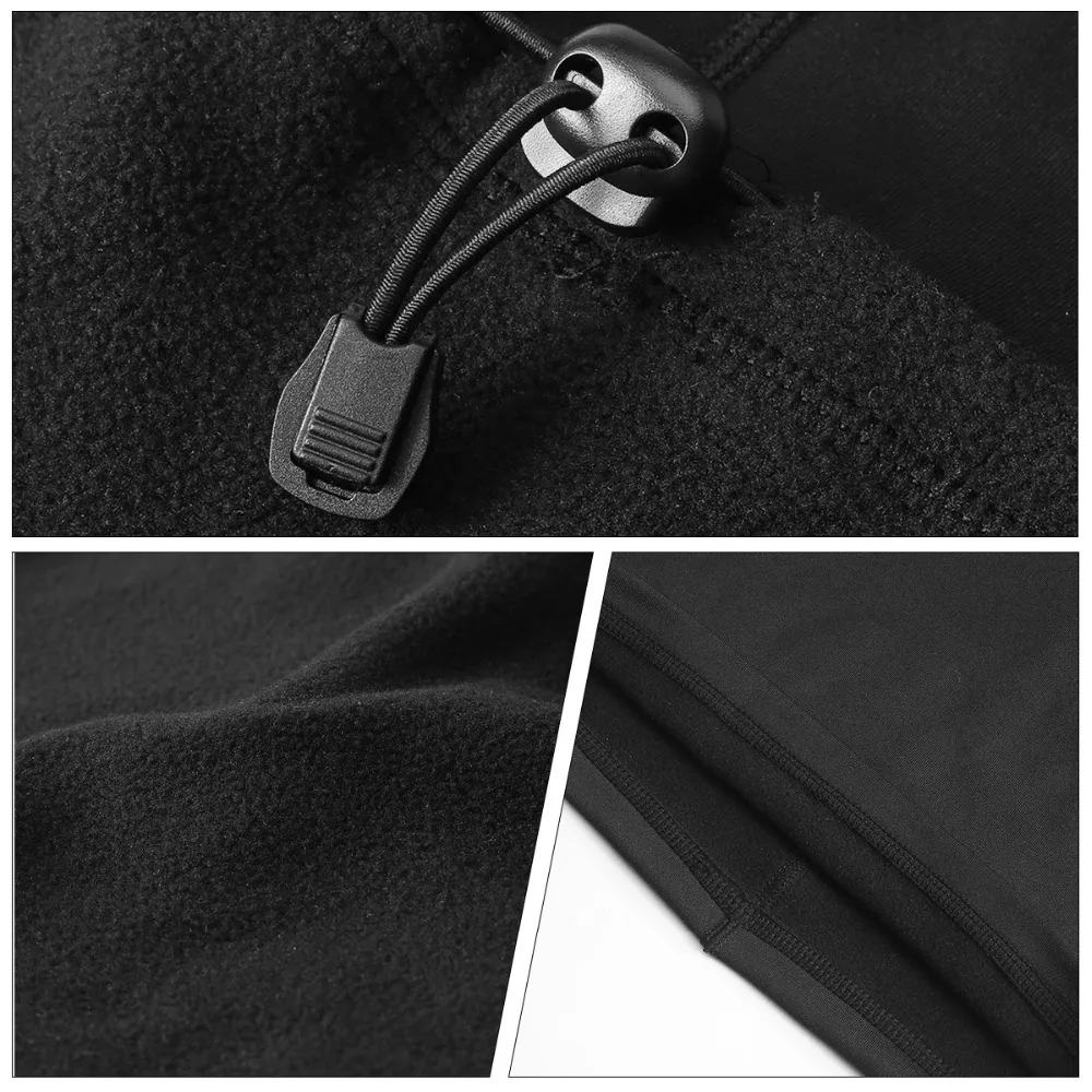 Зимние флисовые термо шеи теплые гетры полумаска для велоспорта и сноубординга