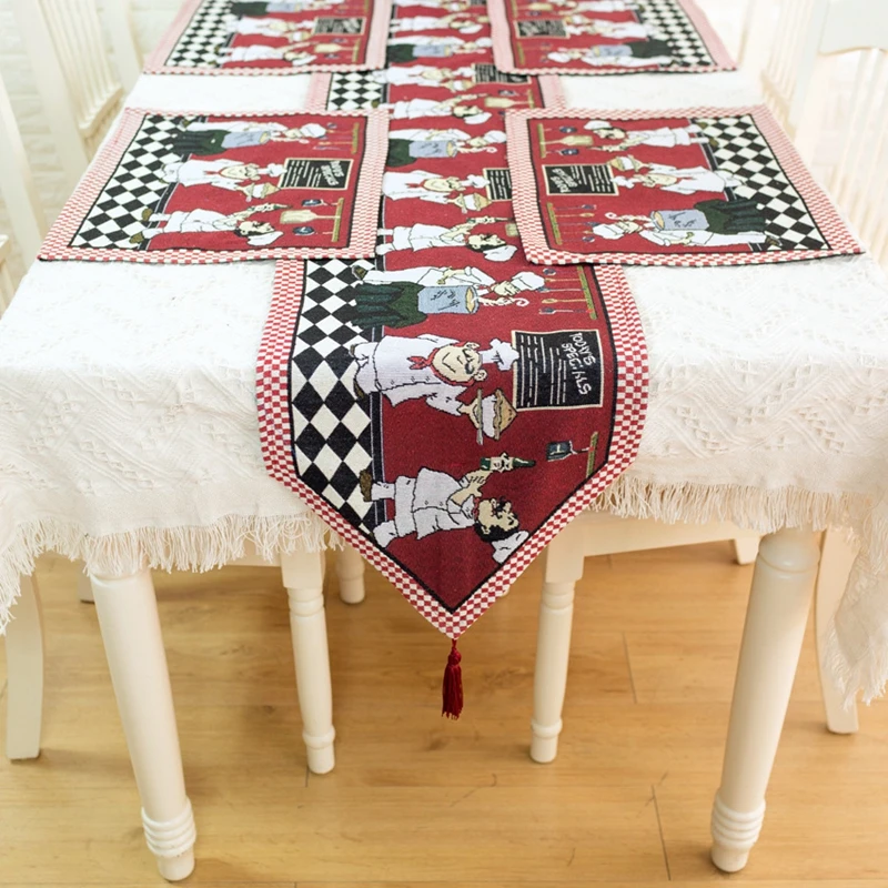 1 шт. Рождественский настольный флаг украшение для свадебной вечеринки 33*180 см