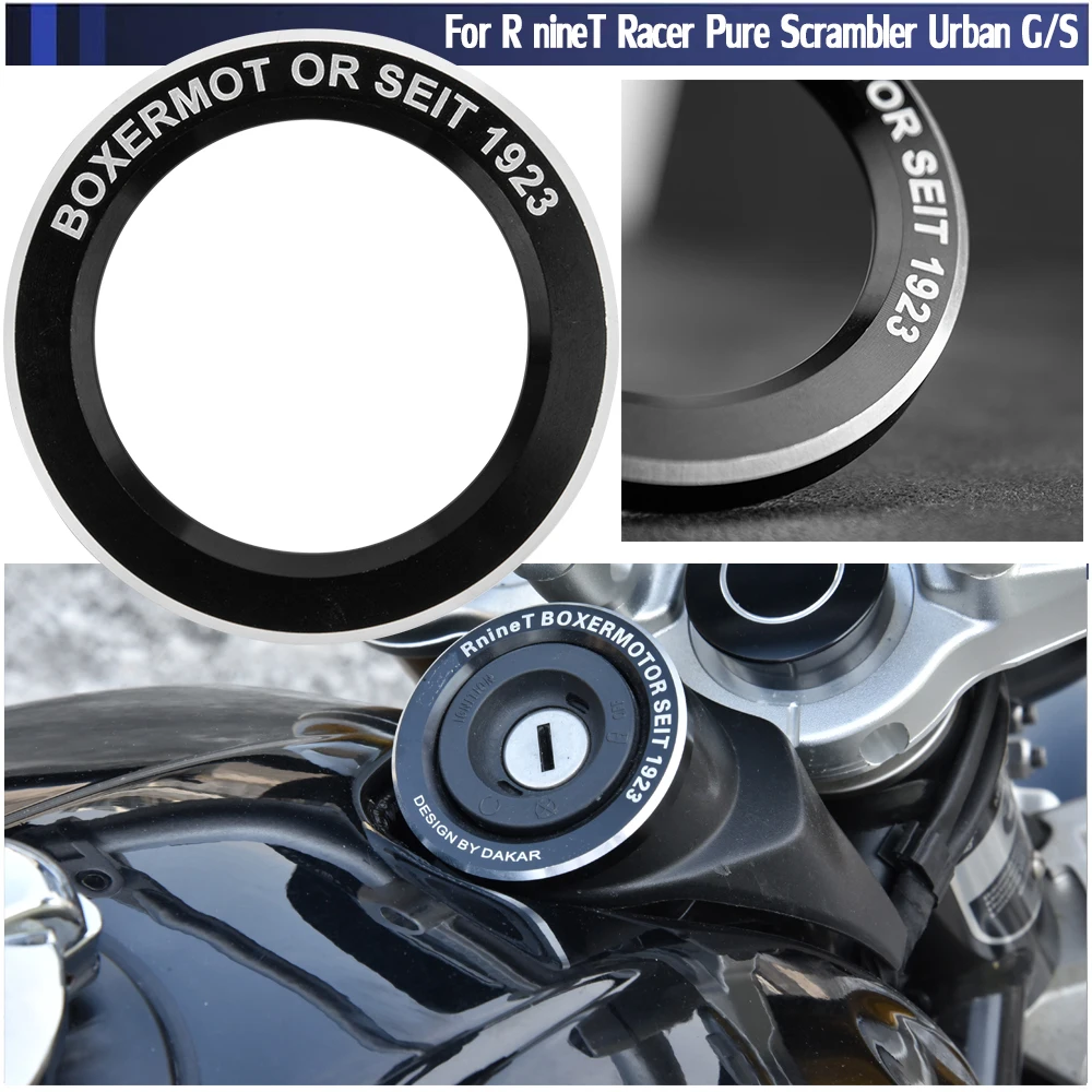 

Motorcycle Accessories Ignition Starter Lock Key Ring Cover For BMW R Nine T NINET R9T Scrambler Racer Pure Urban G/S 2014-2021
