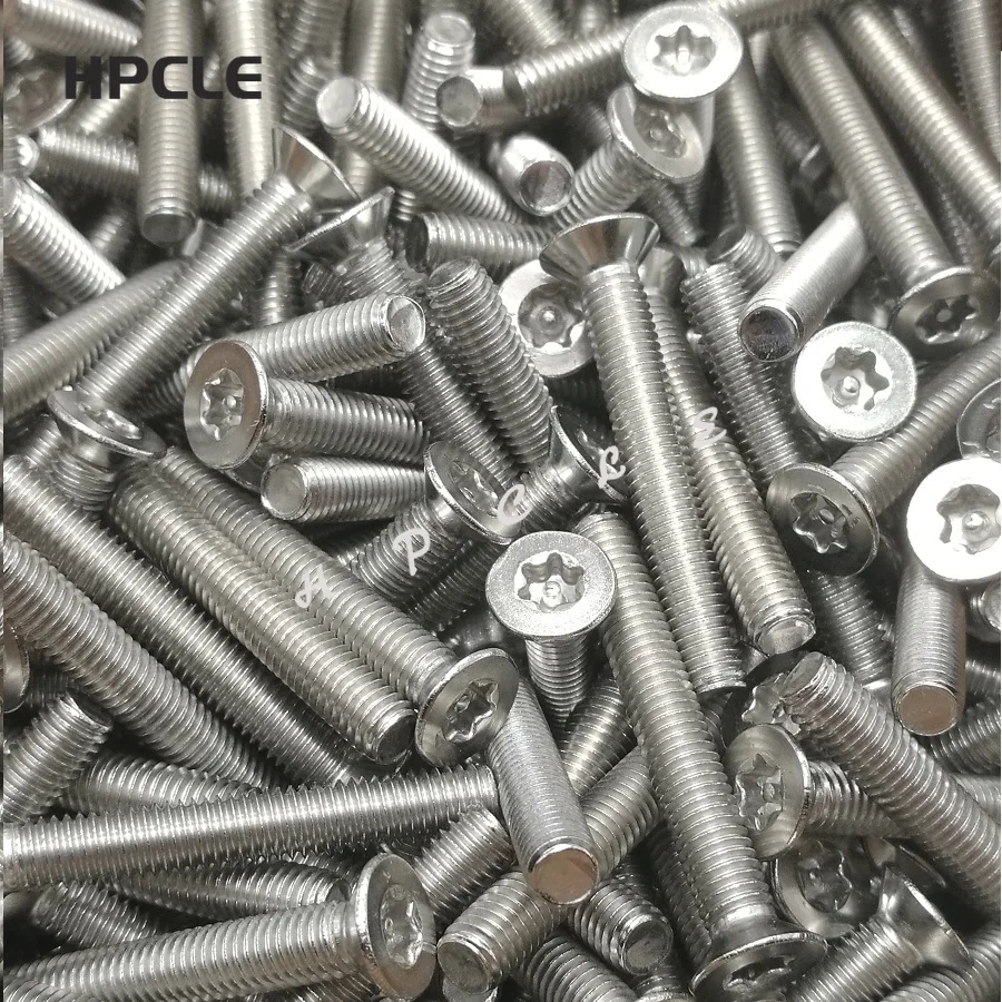 10 / 20 шт M3 M4 M5 M6 Torx потайная плоская головка защищенный защитный винт A2 из