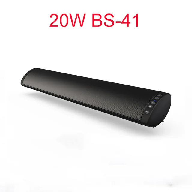 BS41 20 Вт Bluetooth 5,0 звуковая панель телевизора беспроводной стерео динамик домашний кинотеатр Hifi Колонка объемная USB звуковая система настенная звуковая панель - Цвет: BS41