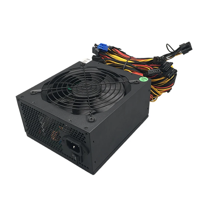 PC Server Case PSU 1800W ETH Aasic Bitcoin Mining Rig Power Supply ATX Source For RX 470 480 570 1060 6 GPU Miner 1600W | Компьютеры и