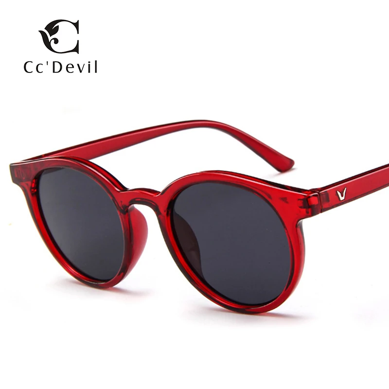 Круглые солнцезащитные очки унисекс в стиле ретро женские брендовые