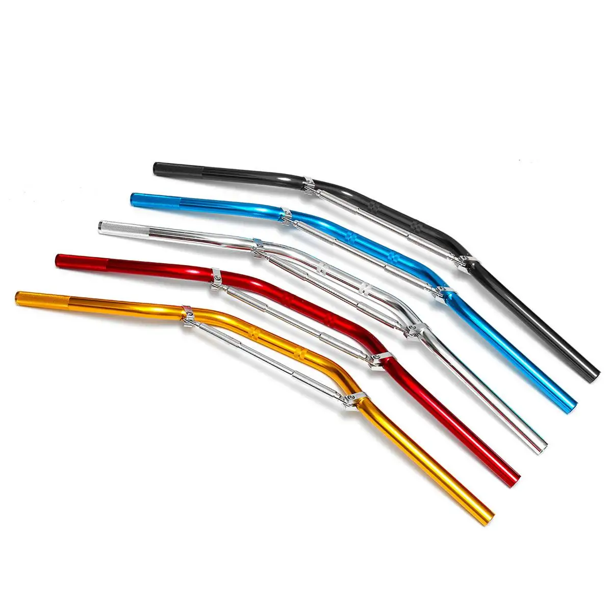 Универсальный мотоциклетный руль из алюминиевого сплава черный антикоррозийный