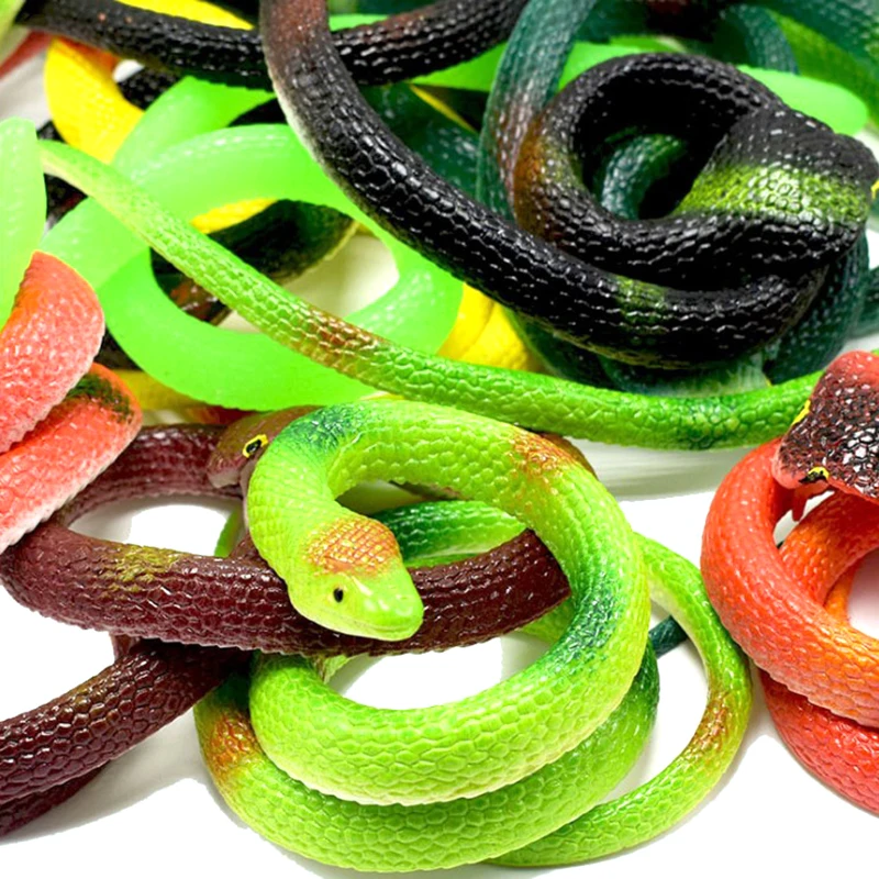 

1Pc 75CM Gift Tricky Funny Spoof Toys Simulation Soft Scary Fake Snake Horror Toy