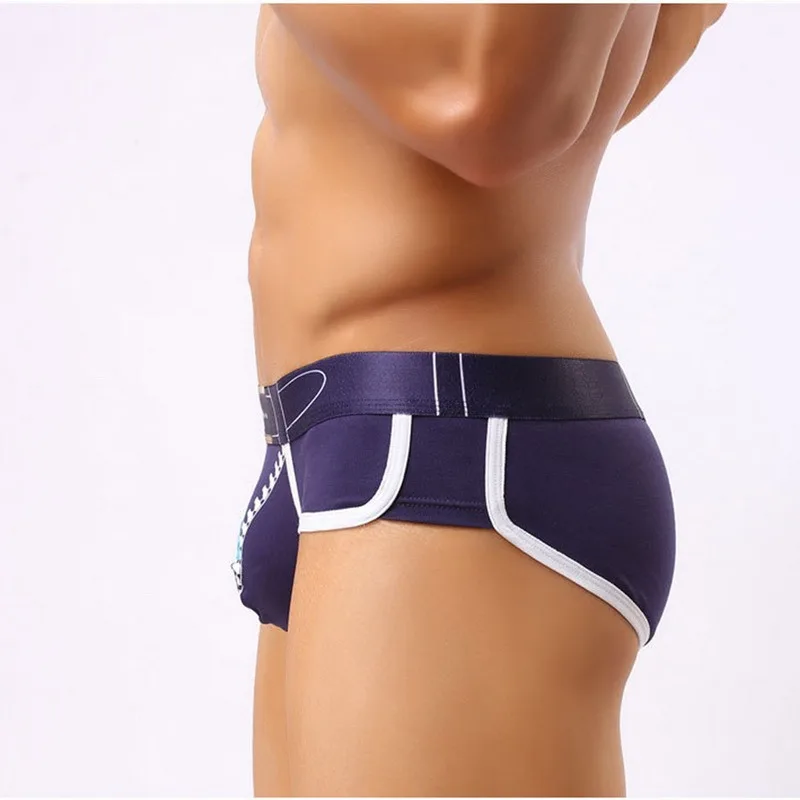 

Men Briefs Underwear Men's Sexy Breathable Brief Underpants Comfortable Mens Briefs Underwear Shorts Zipper Print Male Panties