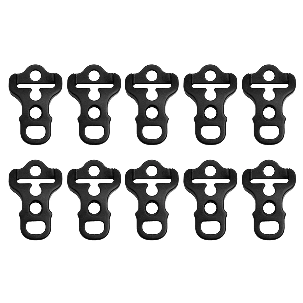 

Perfeclan 10Pcs Anti-Slip Awning Tent Wind Cord Fastener Adjuster Tensioners