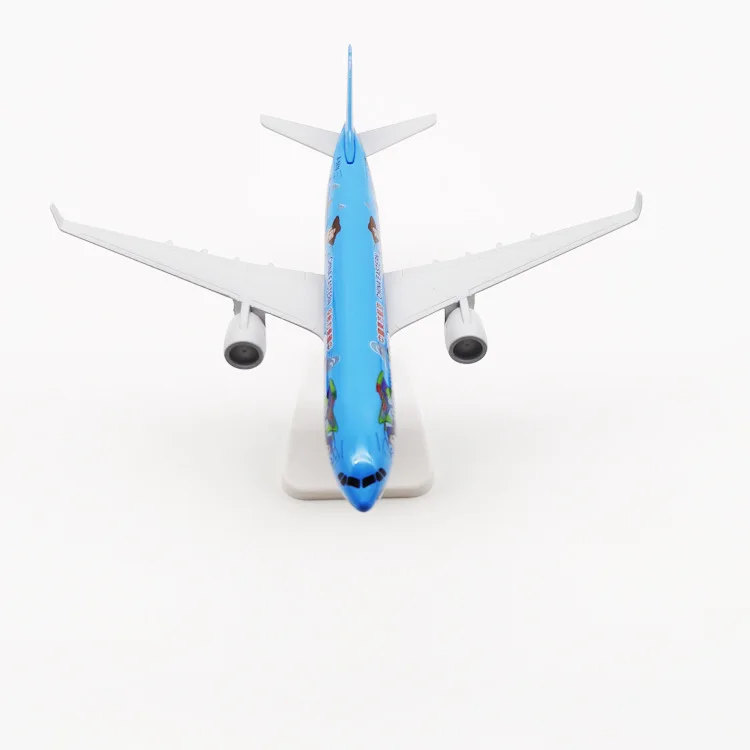 

20cm China Eastern airway cartoon princess Boeing 737 / 777 alloy aircraft toy plane model kids birthday gift collect display