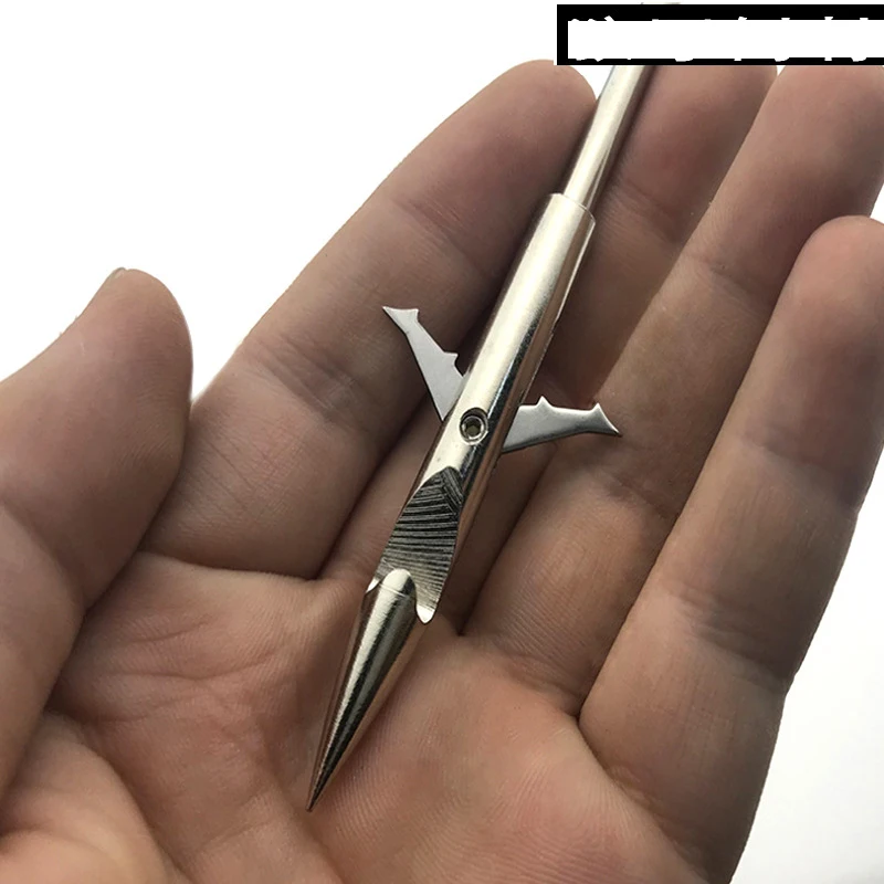 

5pcs Fish Dart Rear Spike Dart 440 Hunting Arrow Fish Shooter Flat Skin Slingshot Maw