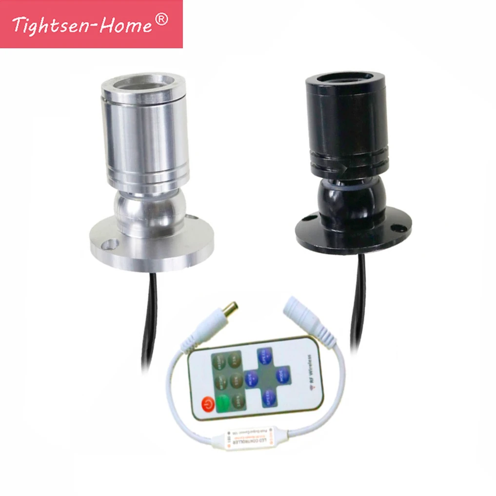 Мини Светодиодный точечный светильник шкаф с регулируемой яркостью лампы