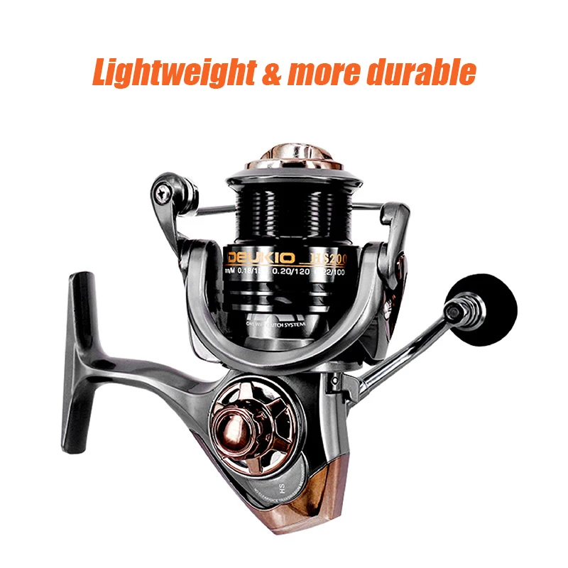 

Double All Metal Deep/Shallow Spool Fishing Reel for Lure Spinning Reels for Long Cast Saltwater Fishing Reels Carp Bass
