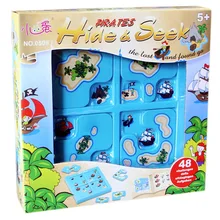 Пираты Hide & Seek IQ настольные игры 48 вызов с раствором книга умные