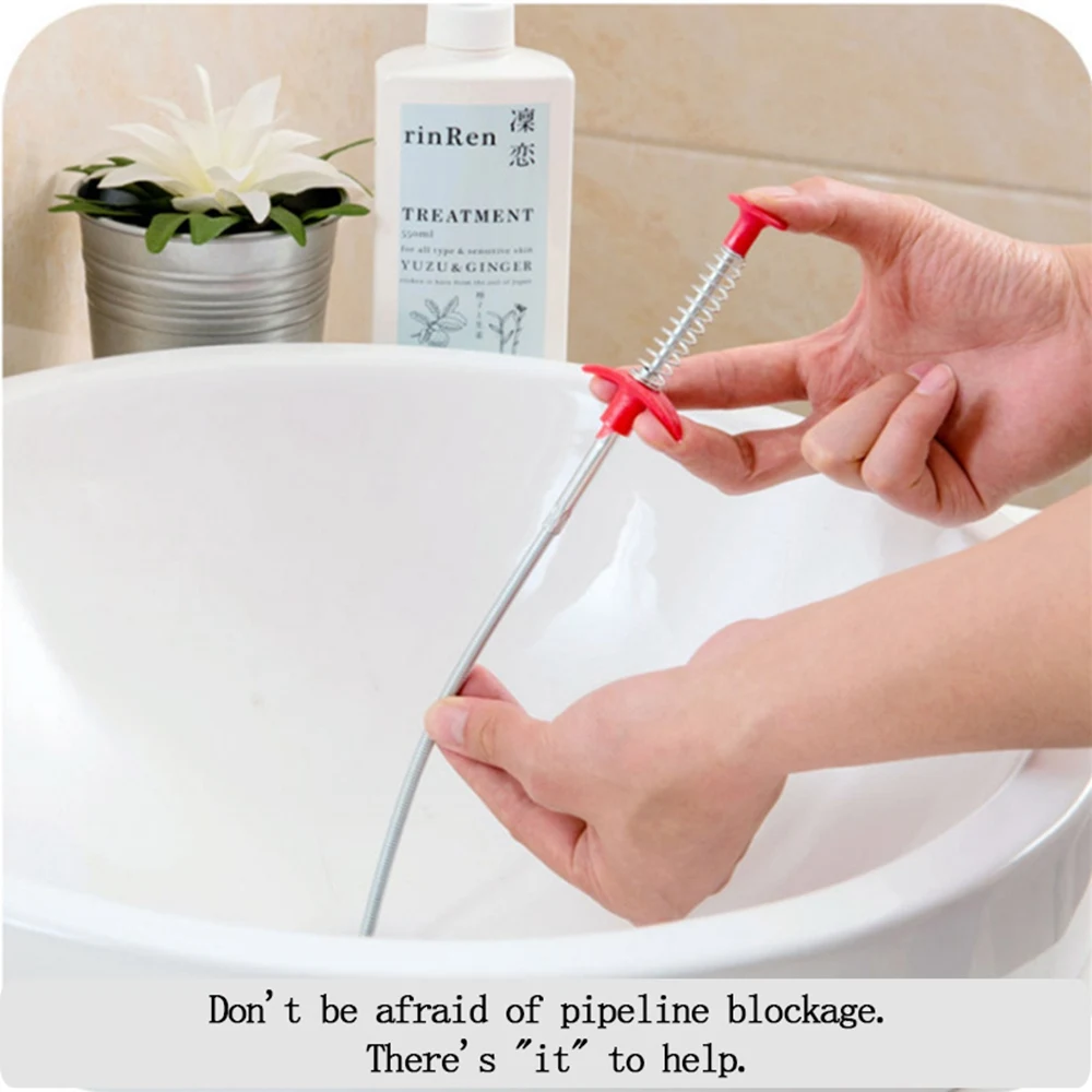 Сливная змея туалет ванночка для ванной комнаты сливные палочки удаления грязи