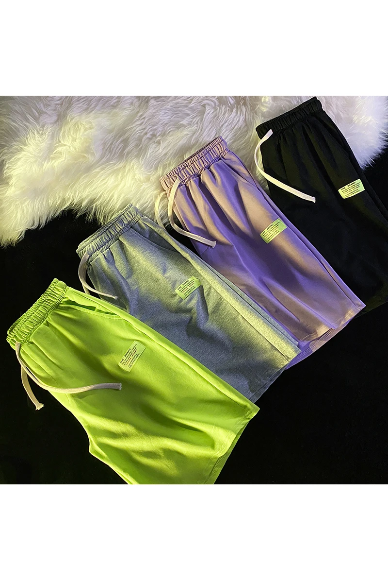 

Casual shorts women's 2021 new American high street lovers' guard pants middle pants student loose sports fashion brand Capris