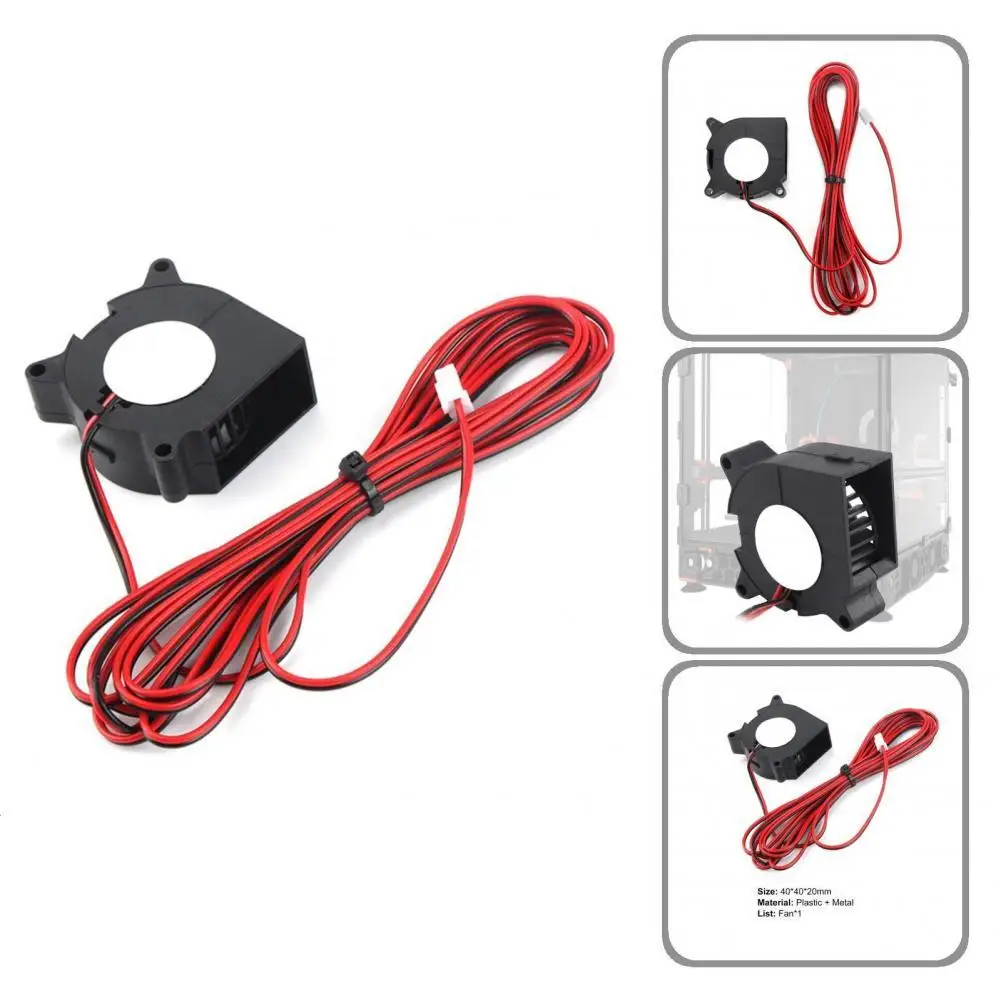 

Black Effective Professional 3D Printer Cooler 2.4W 3D Printer Blower Fan Stable Operation