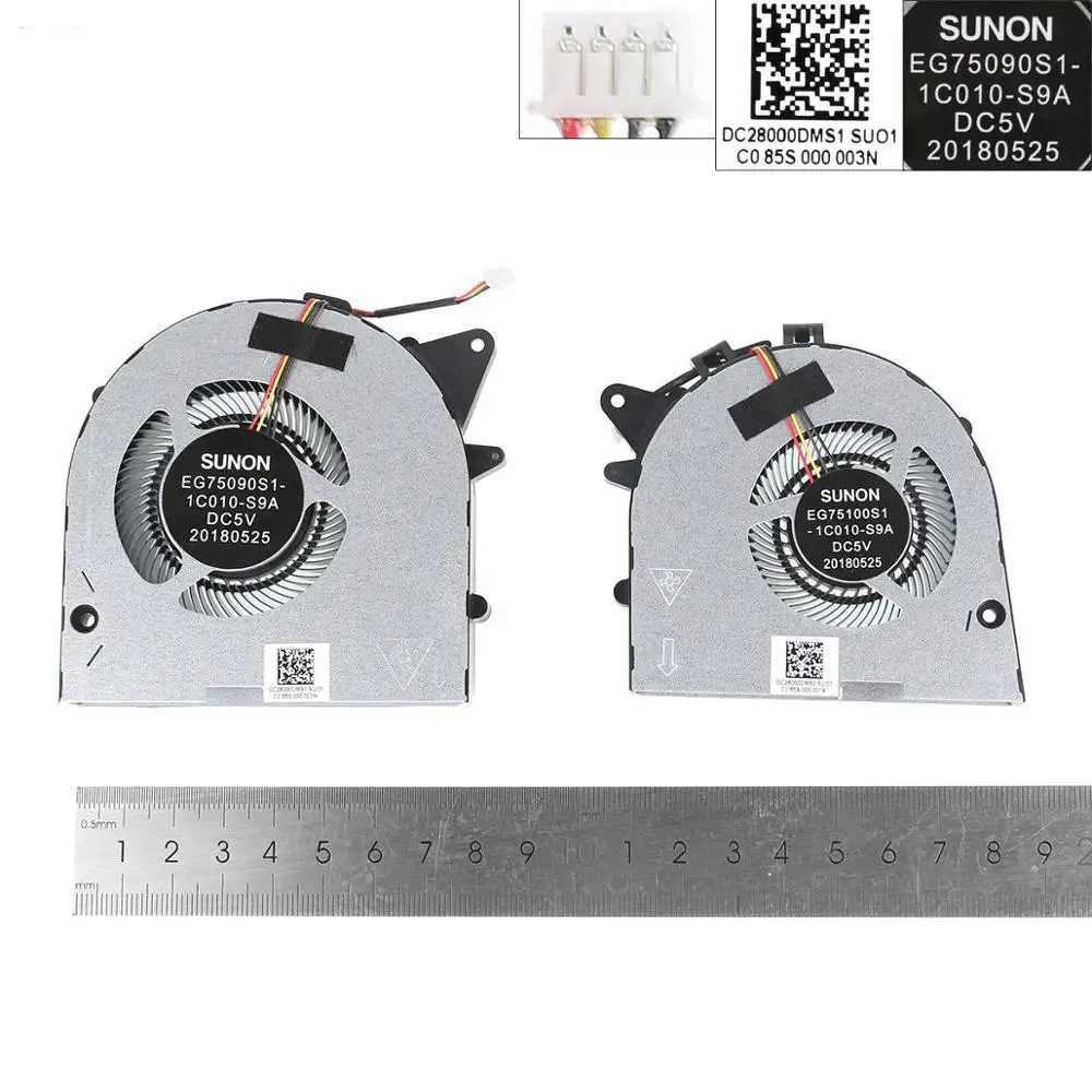 

New Laptop Cooling Fan For Lenovo Legion 81LE Y7000P Y530P (GPU+CPU,Original)