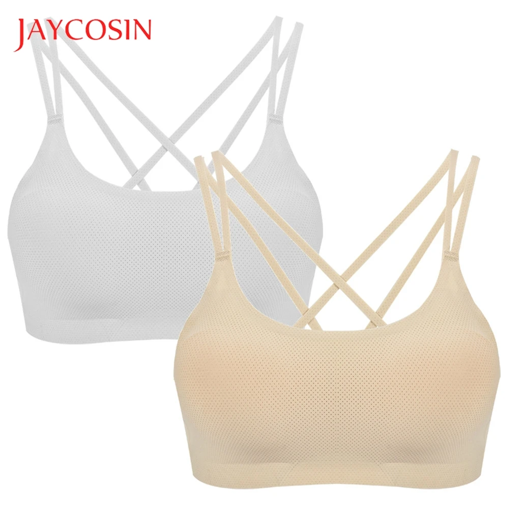 Женский кружевной бюстгальтер JAYCOSIN 2 шт. с застежкой спереди без косточек