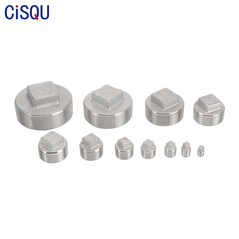 304 Нержавеющая сталь трубопроводная арматура штекер с наружной резьбой 1/8