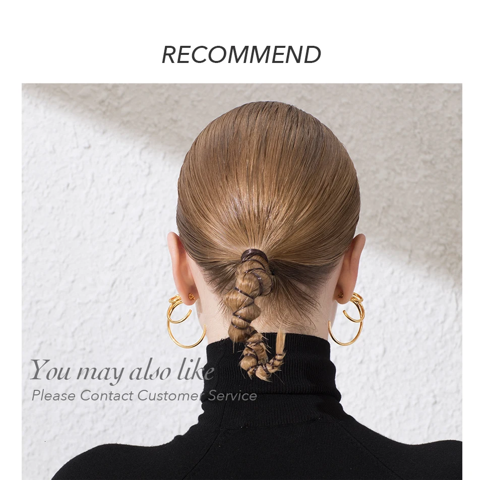 ENFASHION, большой круг обруч, серьги для женщин, аксессуары, золотой цвет, массивные шарики, кривые обручи, серьги, модное ювелирное изделие E191122