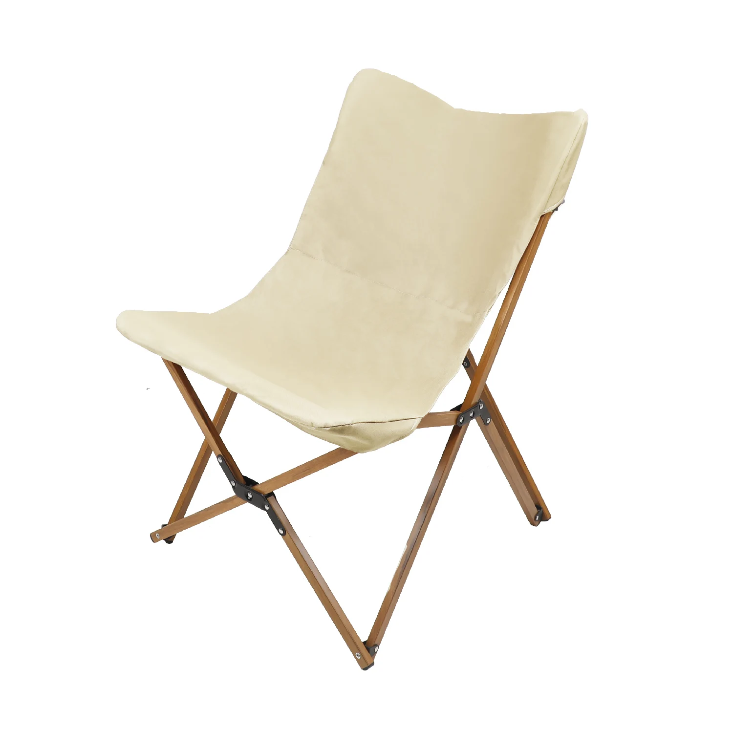 저렴한 Hitorhike-캠핑용 가구, 휴대용 캠핑 의자 우드 그레인 알루미늄 접이식 의자 편안한 하이킹 의자