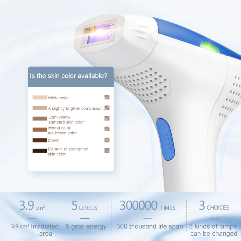 

Mlay IPL Laser Hair Removal Machine for Women Permanent Bikini Trimmer Electric Epilator Shaver 500000 Flashes IPL Hair Removal