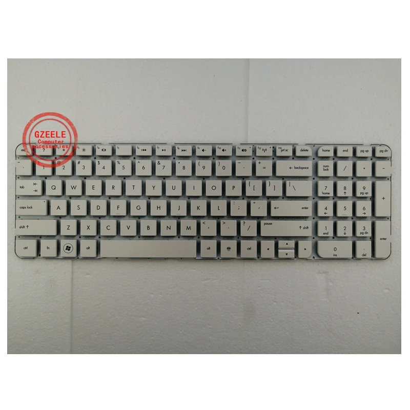 

English New For HP Pavilion G6-2000 G6-2100 G6-2200 g6-2300 KEYBOARD Teclado US Laptop keyboard White No Frame